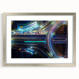 Vibrant Cityscape Canvas Prints – Neon Highway Modern Wall Art