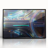 Vibrant Cityscape Canvas Prints – Neon Highway Modern Wall Art