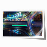 Vibrant Cityscape Canvas Prints – Neon Highway Modern Wall Art