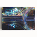 Vibrant Cityscape Canvas Prints – Neon Highway Modern Wall Art