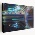 Vibrant Cityscape Canvas Prints – Neon Highway Modern Wall Art
