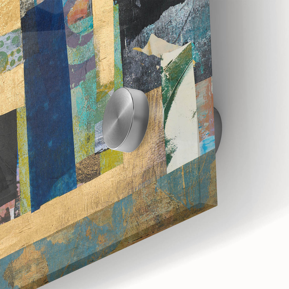 Golden Layers – Contemporary Canvas Art from Earthen Harmony Abstracts