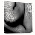 Abstract Body in Fishnets - Black & White Fine Art Photography