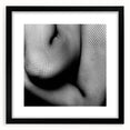 Abstract Body in Fishnets - Black & White Fine Art Photography