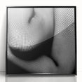 Abstract Body in Fishnets - Black & White Fine Art Photography
