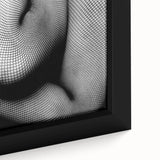 Abstract Body in Fishnets - Black & White Fine Art Photography