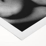 Abstract Body in Fishnets - Black & White Fine Art Photography