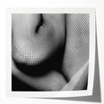 Abstract Body in Fishnets - Black & White Fine Art Photography