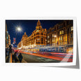 Contemporary City Wall Decor – London Street Night Photography