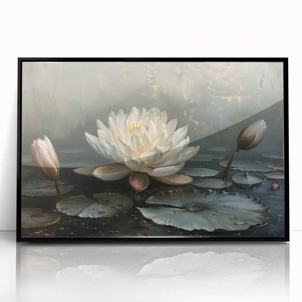 Vibrant floral wall art print showcasing a colorful bouquet of wildflowers with intricate details, perfect for brightening up any room's decor.