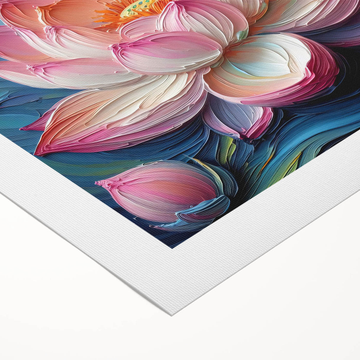 Vibrant close-up of a pink and yellow flower in full bloom, showcasing intricate petal details and rich colors against a blurred green background, ideal for botanical art enthusiasts.