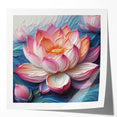 Vibrant close-up of a delicate pink flower with intricate petal details, showcasing natural beauty and color variations, perfect for floral decor or nature-themed projects.