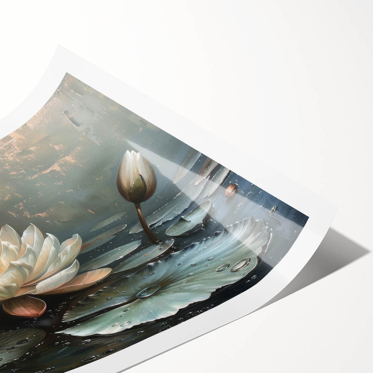 Colorful floral canvas art print showcasing vibrant red, pink, and yellow flowers against a soft blue background, perfect for home decor and enhancing aesthetics.