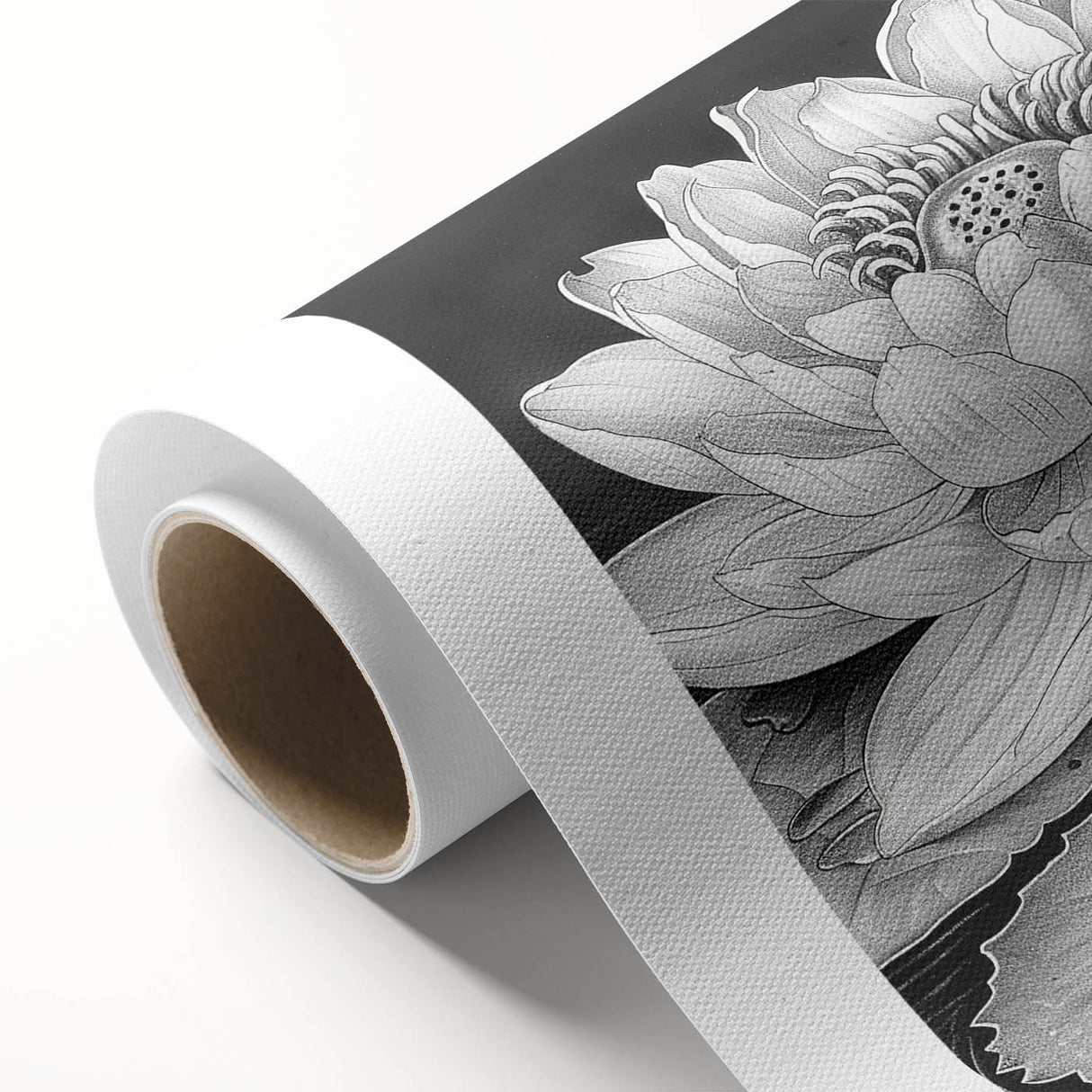Vibrant floral canvas print showcasing a detailed array of colorful flowers on a textured background, ideal for home decor and art enthusiasts.