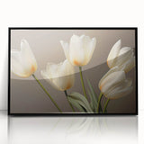 Vibrant floral painting on canvas showcasing a colorful arrangement of flowers with intricate details, ideal for home decor and art enthusiasts.
