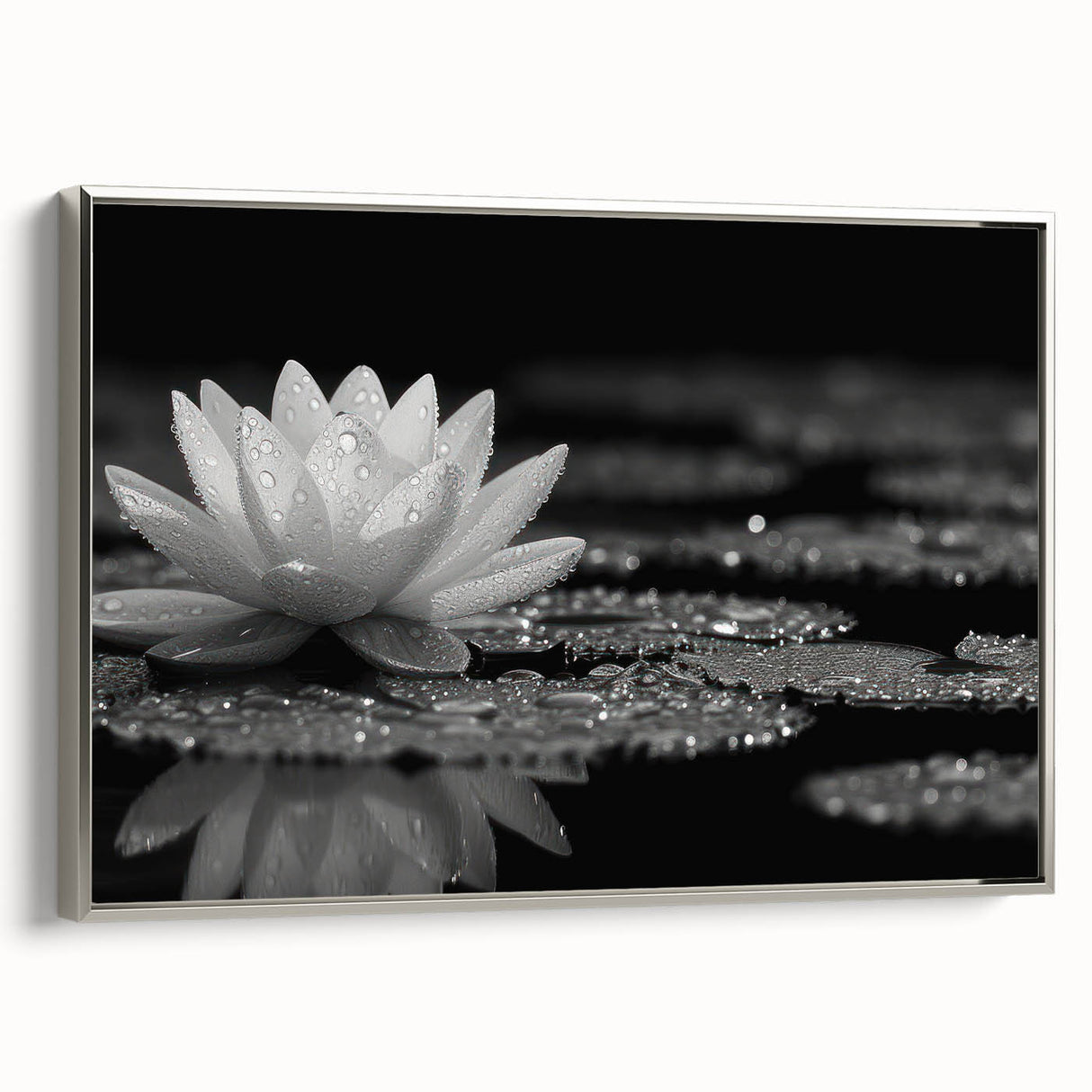 Vibrant floral canvas print showcasing an intricate design of colorful blossoms and leaves, ideal for enhancing home decor with a natural touch.
