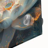 Vibrant floral canvas print showcasing detailed, colorful flowers with intricate patterns, perfect for home decor or artistic displays.