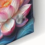 Vibrant floral artwork on a textured canvas, showcasing an intricate design of colorful flowers and leaves, ideal for enhancing home decor. Perfect for art enthusiasts seeking unique wall art.