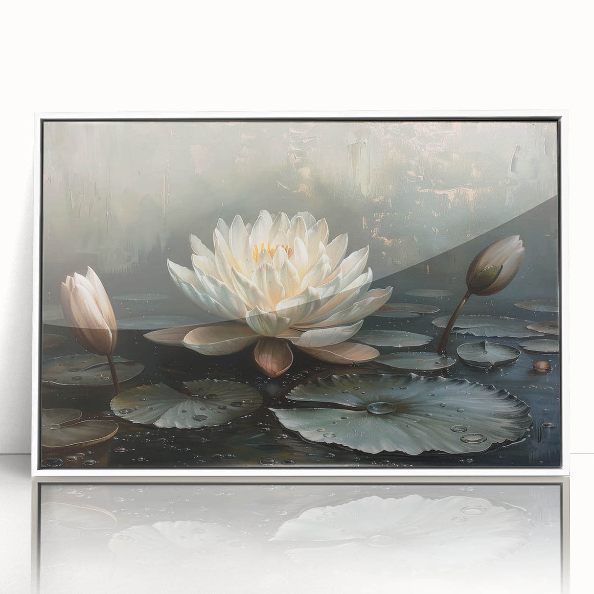 Vibrant floral canvas wall art displaying colorful blossoms against a textured background, ideal for home decor. Perfect for enhancing any living space.