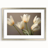 Vibrant floral canvas print showcasing a colorful arrangement of blossoms in shades of pink, yellow, and blue, perfect for brightening home decor.