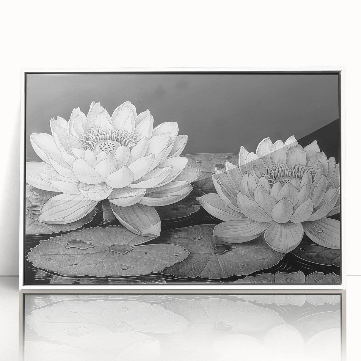 Vibrant floral canvas print featuring a detailed design of colorful flowers in shades of pink, blue, and yellow, ideal for home decor and art lovers.