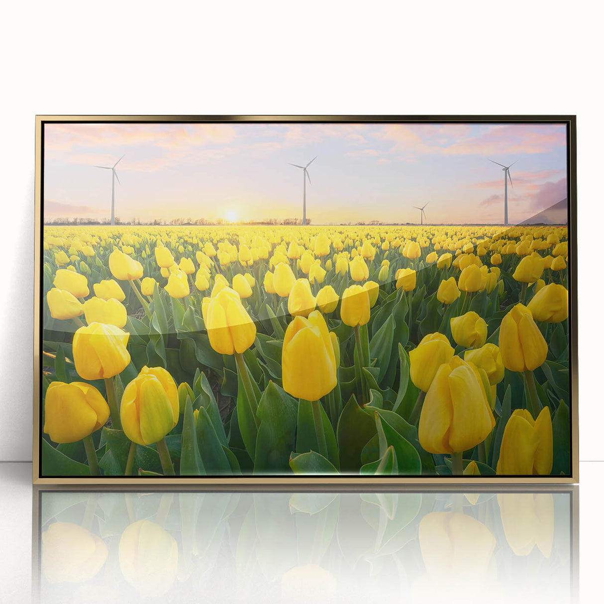 Vibrant floral canvas print showcasing a colorful arrangement of various flowers with intricate details, ideal for brightening any room's decor.