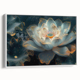 Vibrant floral wall art canvas print showcasing a detailed design of colorful flowers on a textured background, ideal for home decor and interior styling.