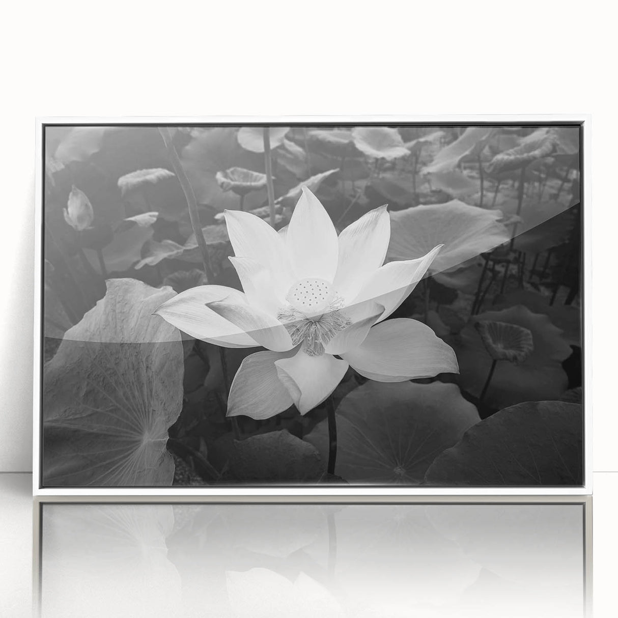 Vibrant floral canvas art print showcasing a detailed arrangement of colorful flowers, ideal for brightening home decor, presented in a protective tube.