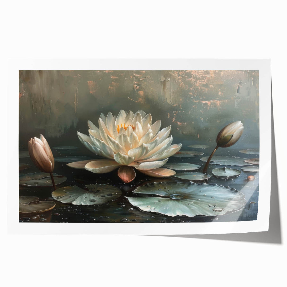 Vibrant floral art print showcasing a colorful arrangement of blooming flowers, perfect for home decor, enhancing any living space with nature-inspired elegance.
