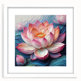 Vibrant floral canvas art print showcasing a lush, colorful arrangement of flowers in shades of pink, yellow, and blue, emphasizing nature's beauty and elegance.