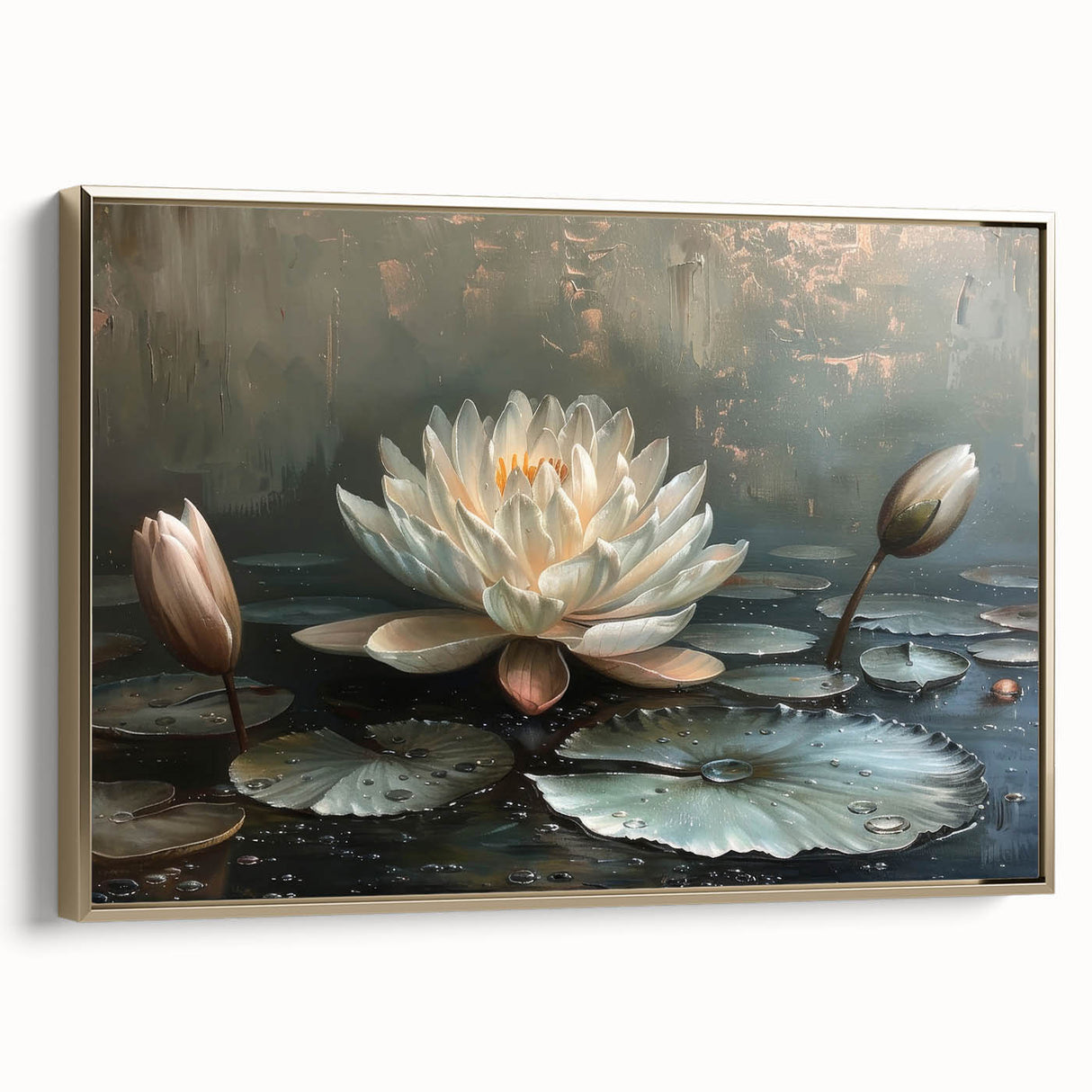Vibrant floral canvas art print showcasing colorful blossoms and intricate details, perfect for adding a lively touch to home decor or art collections.