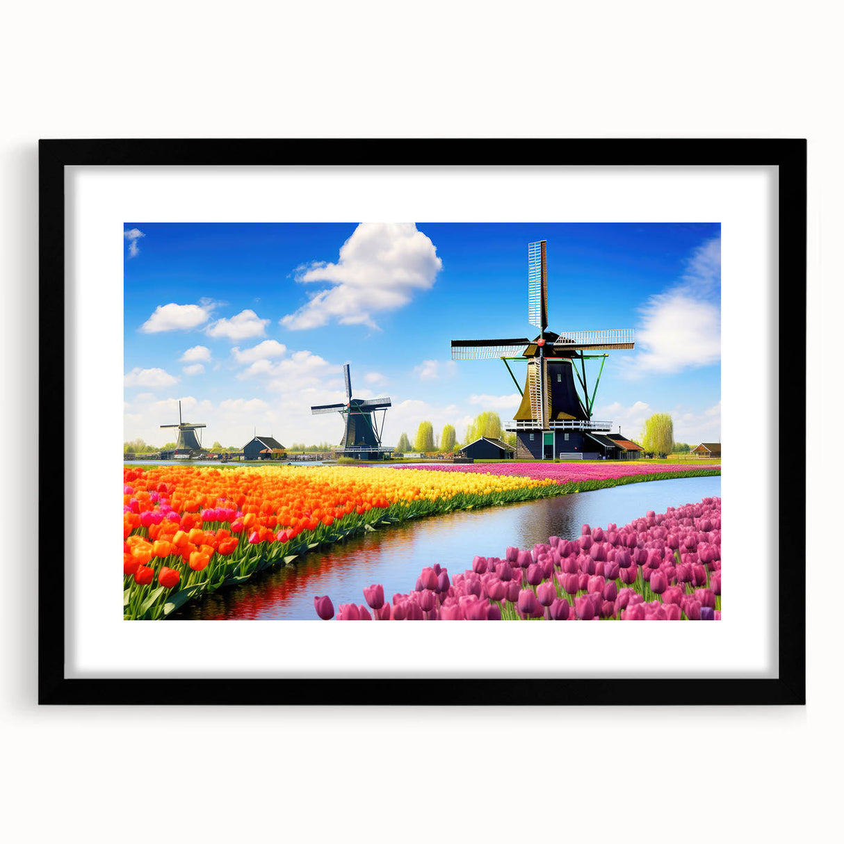 Vibrant floral wall art canvas featuring colorful abstract flowers on a textured background, perfect for home decor and adding a cheerful atmosphere.