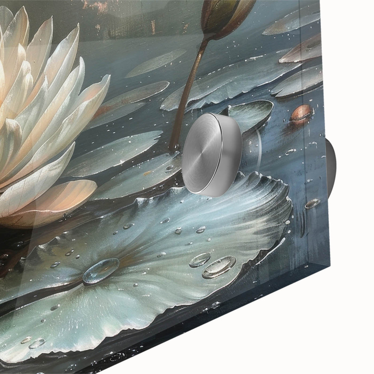 Vibrant floral canvas wall art showcasing an intricate flower design in rich colors, elegantly displayed with a textured finish, ideal for home decor.