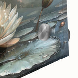 Vibrant floral canvas wall art showcasing an intricate flower design in rich colors, elegantly displayed with a textured finish, ideal for home decor.