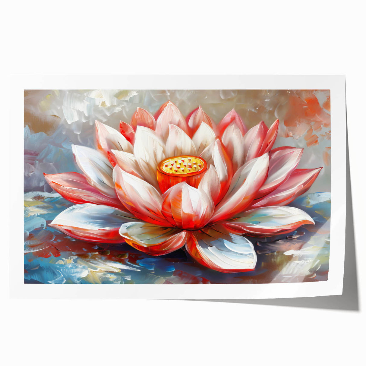 Vibrant floral canvas print showcasing a colorful array of blossoms in a modern design, ideal for home decor and wall art enthusiasts.