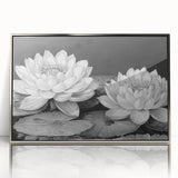 Vibrant floral canvas print showcasing a colorful arrangement of blooming flowers, perfect for enhancing home decor with a touch of nature.