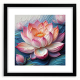 Vibrant floral abstract painting showcasing bold colors and dynamic brush strokes, perfect for modern home decor or art enthusiasts. Ideal for wall displays.