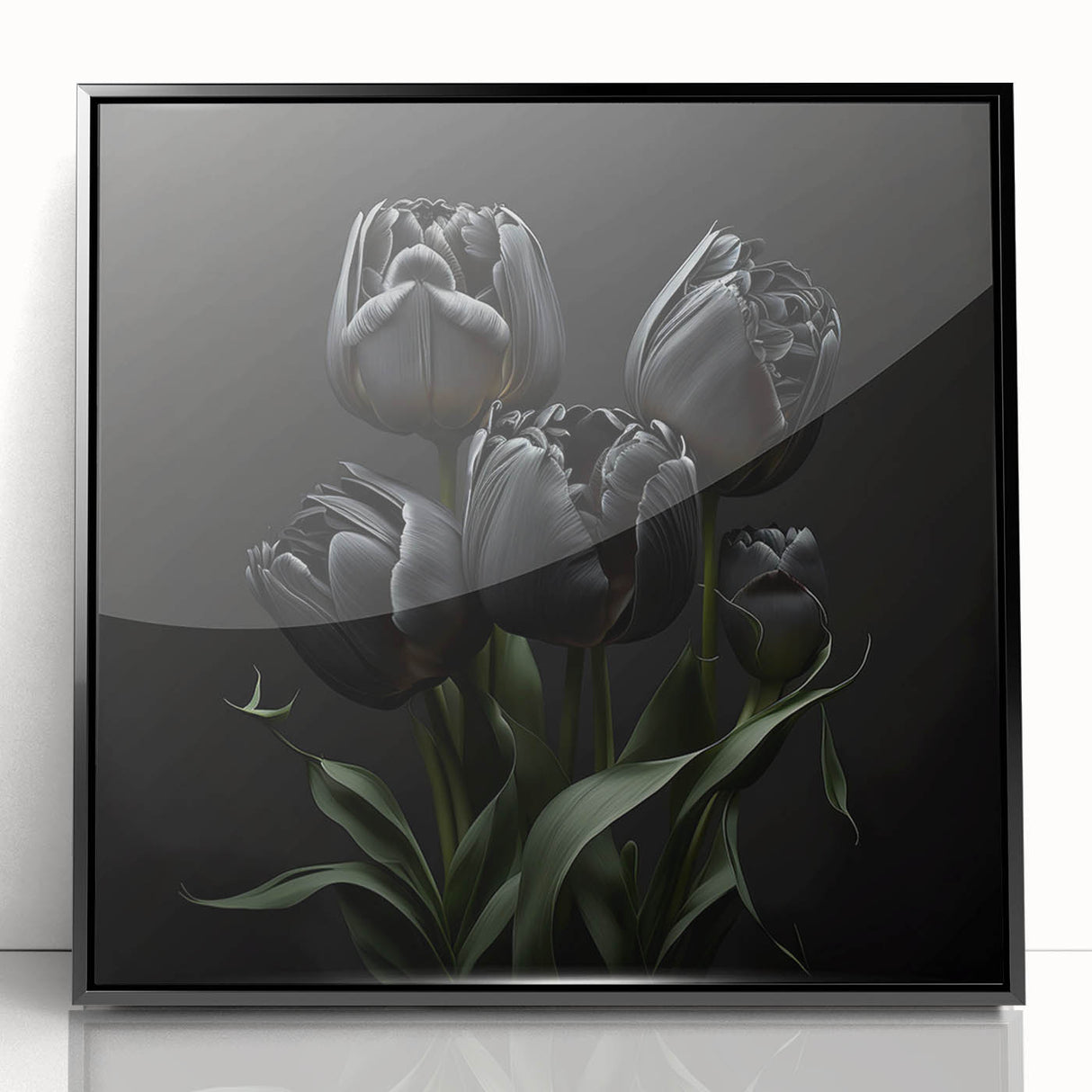 Vibrant floral canvas print showcasing a colorful arrangement of blossoms in shades of pink, purple, and yellow, ideal for brightening home decor.