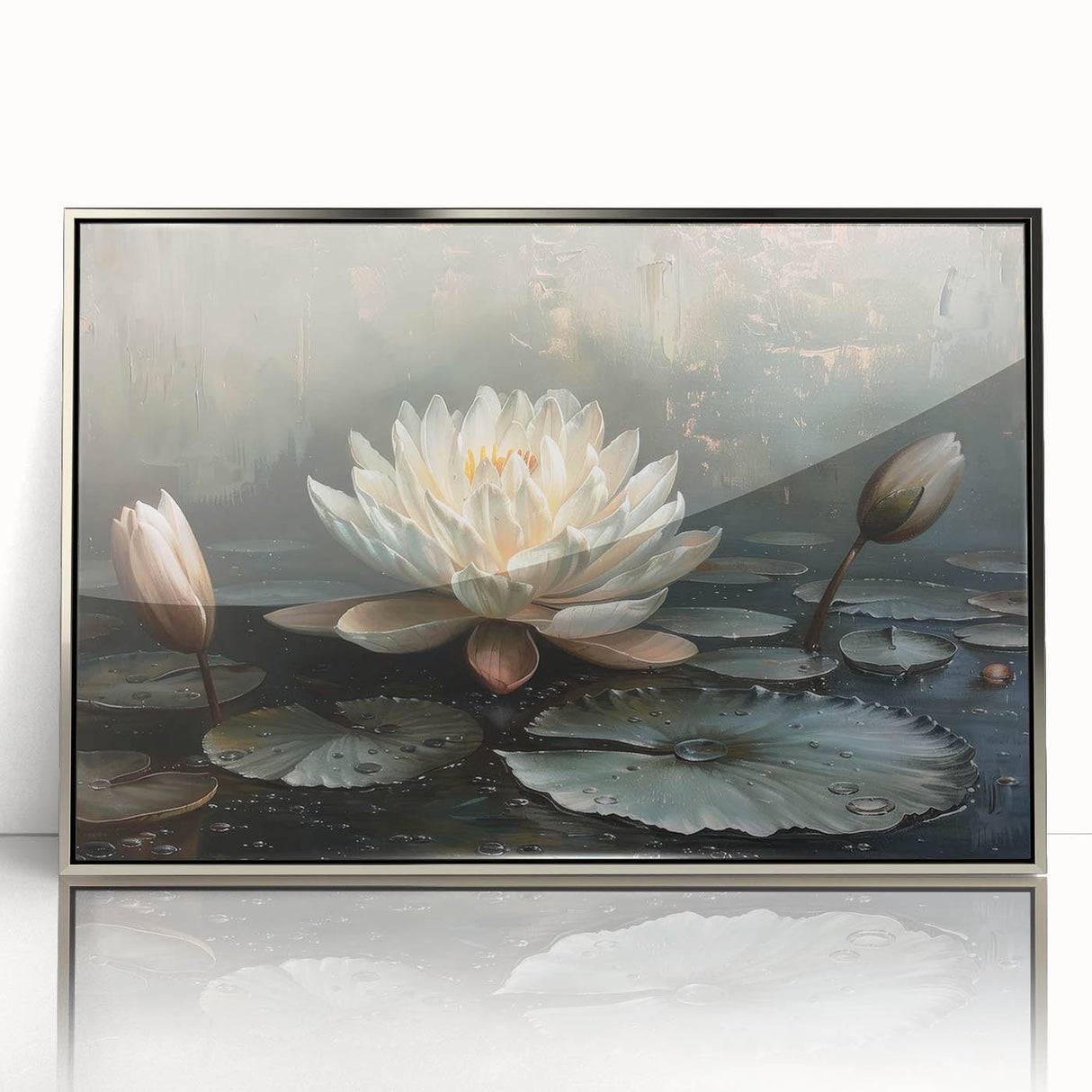 Vibrant floral wall art canvas featuring a colorful bouquet of blooming flowers, showcasing shades of pink, yellow, and green. Ideal for brightening any room's decor.