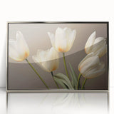 Vibrant floral canvas artwork showcasing a colorful bouquet of flowers with intricate details, ideal for enhancing home decor or office spaces.