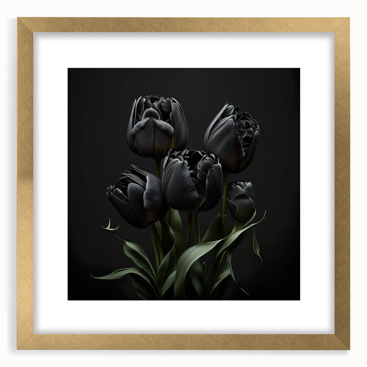 Vibrant flower painting on textured canvas showcasing rich colors and intricate details, elegantly displayed on a wooden easel, perfect for home decor.