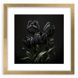 Vibrant flower painting on textured canvas showcasing rich colors and intricate details, elegantly displayed on a wooden easel, perfect for home decor.
