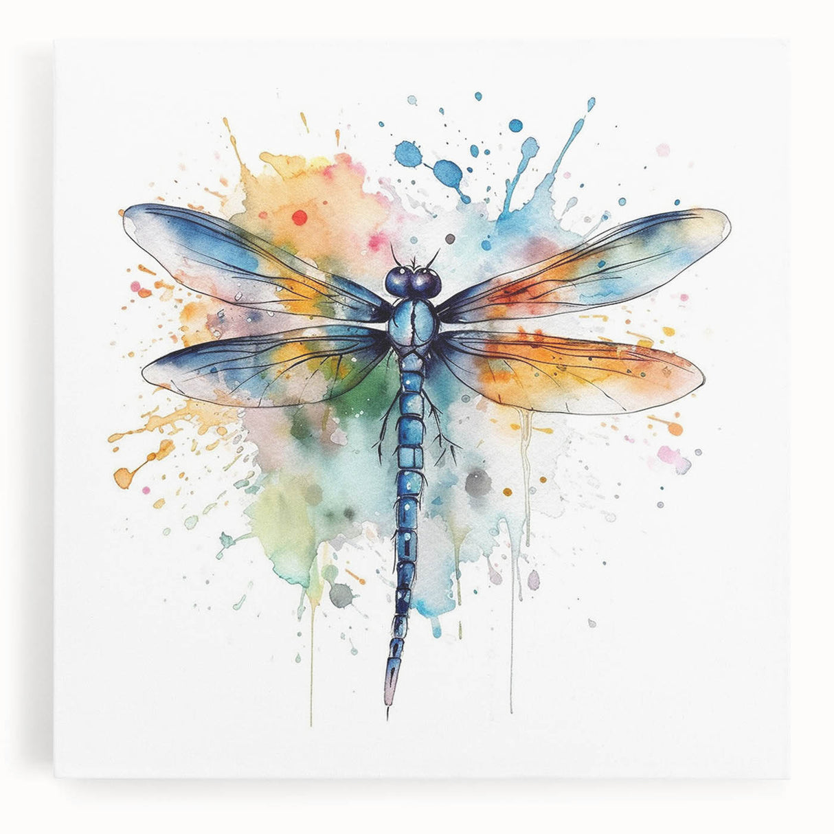 Close-up of a vibrant insect illustration showcasing intricate details and vibrant colors, ideal for nature-themed decor or educational purposes. Perfect for insect enthusiasts.