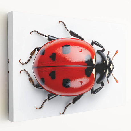Vibrant close-up of a detailed insect illustration showcasing intricate patterns and colors, ideal for nature-themed decor and educational purposes.