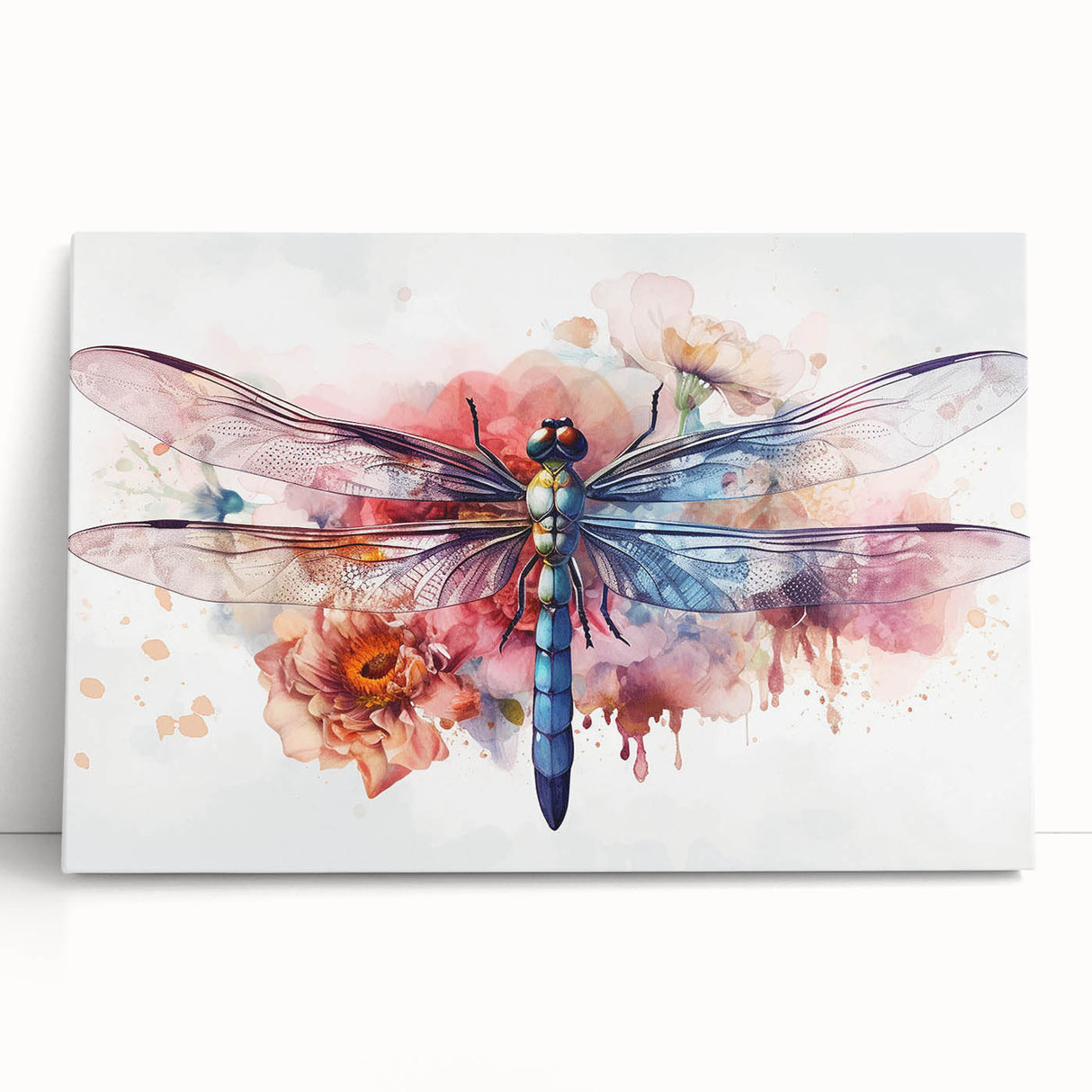 Vibrant, detailed illustration of a colorful insect on a leaf, showcasing intricate patterns and textures, perfect for nature enthusiasts and decor.