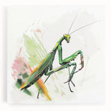 Close-up of a vibrant insect illustration showcasing intricate details and vivid colors, ideal for nature enthusiasts or educational decor in classrooms.
