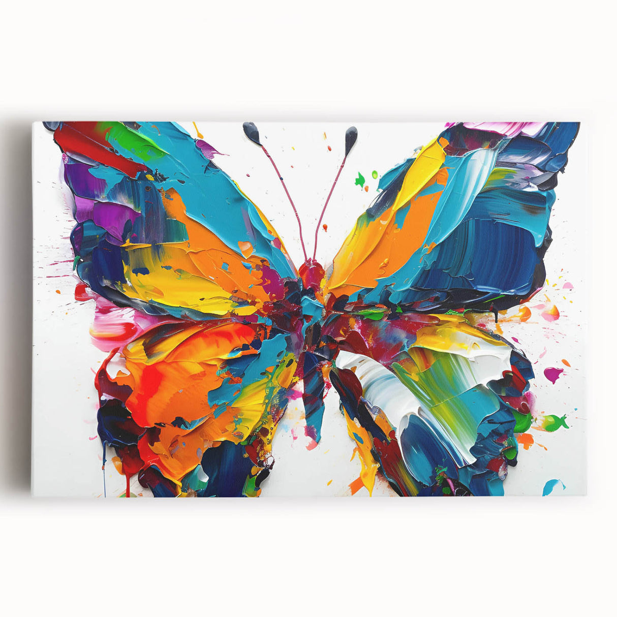 Vibrant close-up of a colorful insect illustration showcasing intricate details and patterns, ideal for educational or decorative purposes in entomology or nature themes.