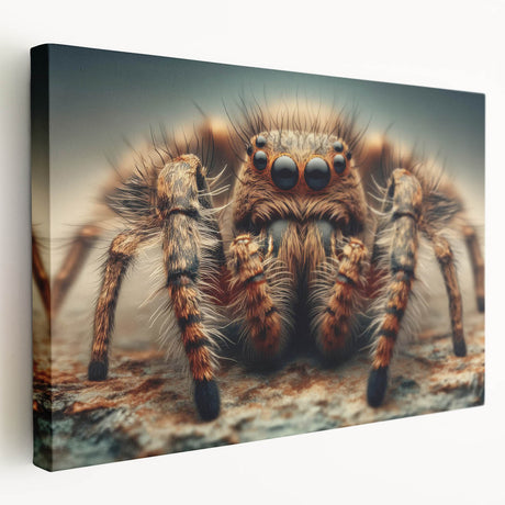 Close-up of a vibrant insect illustration showcasing intricate details and vivid colors, suitable for educational purposes or home decor.