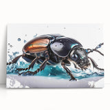 Close-up of a vibrant insect illustration showcasing intricate details and vivid colors, designed for educational purposes, perfect for nature enthusiasts and art lovers.