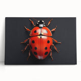 Close-up of a vibrant insect illustration showcasing detailed wings and body patterns, set against a soft pastel background, ideal for nature-themed decor.